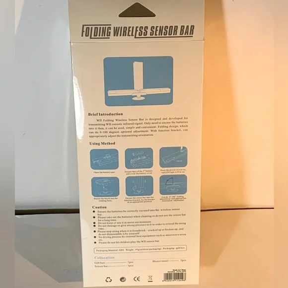 Folding Wireless Wii Sensor Bar - Picture 2 of 4
